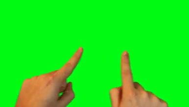 手势触屏扣蓝通用视频视频的预览图